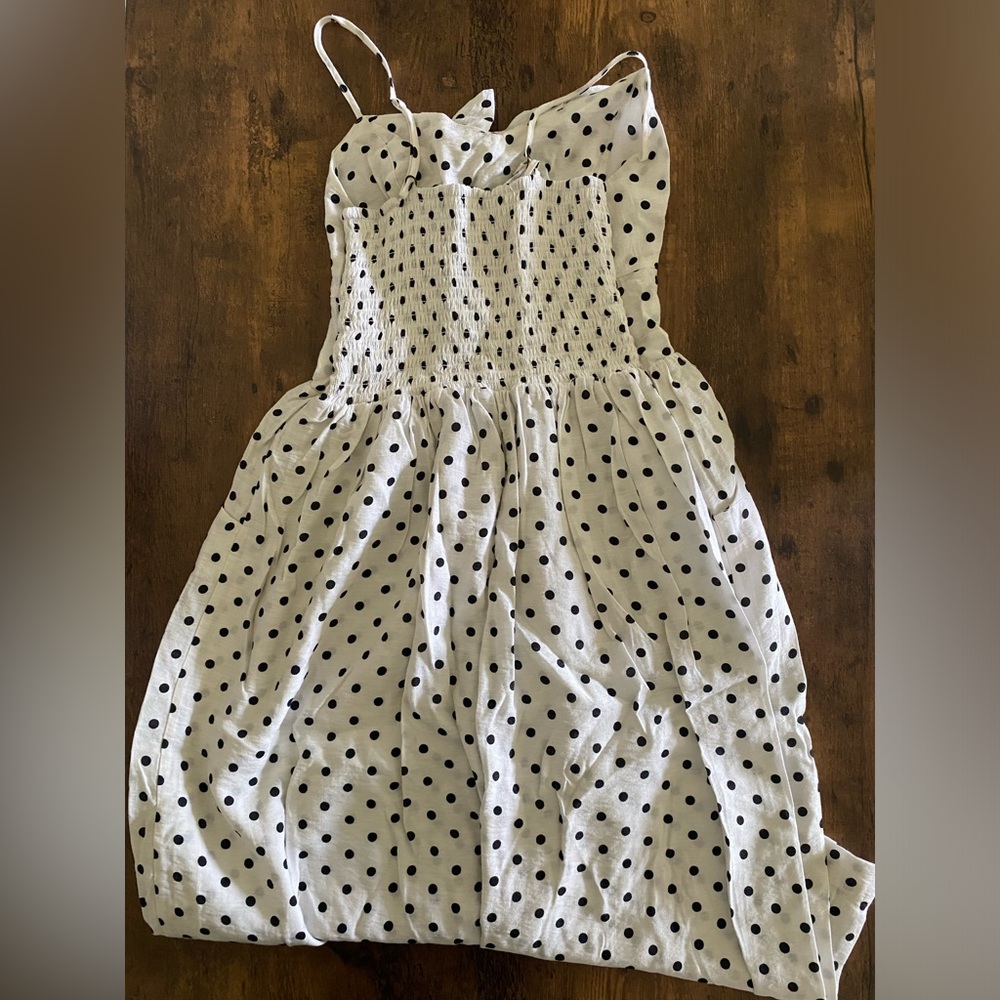 Midi Polka Dot Dress - Picture 2 of 4